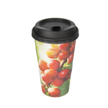 Custom colorful design eco-friendly disposable coffee paper cups design business